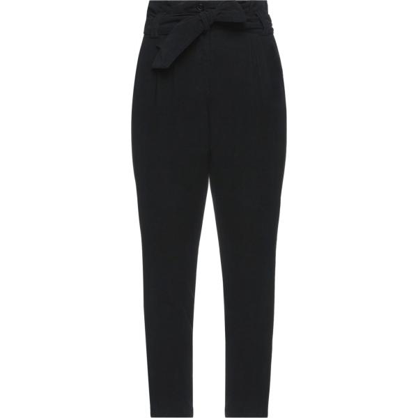pantaloni Soallure nero tinta unita