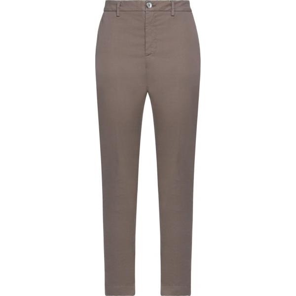 pantaloni Aglini marrone tinta unita