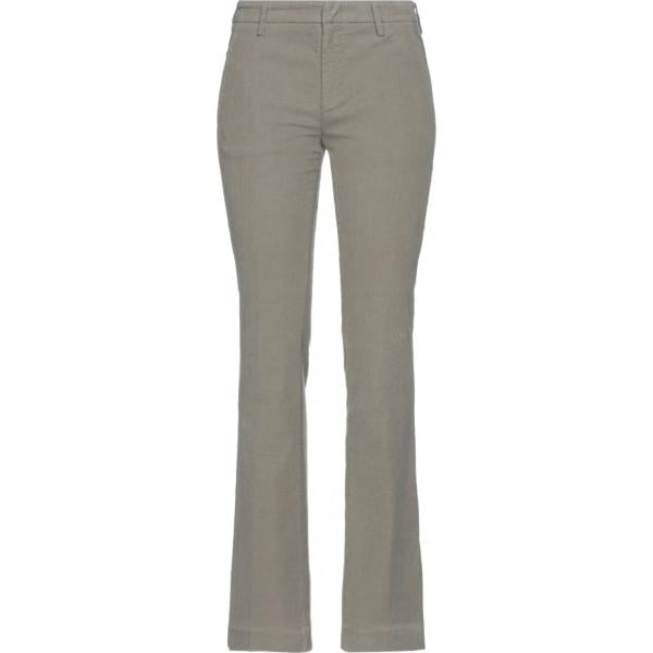 pantaloni Dondup verde tinta unita