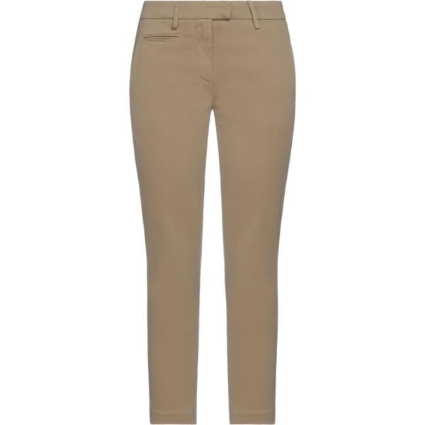 pantaloni Dondup marrone tinta unita