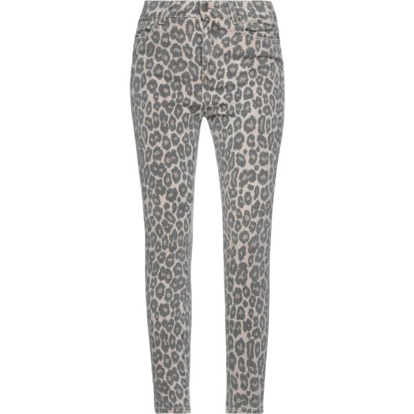 pantaloni skinny Twinset grigio animalier