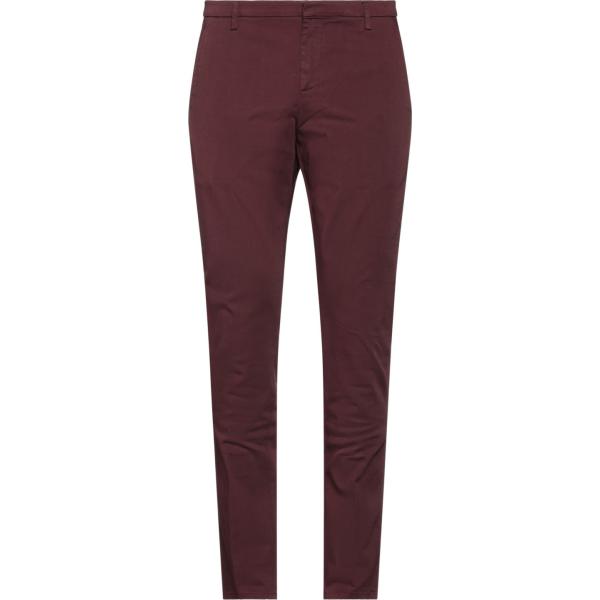 pantaloni Dondup marrone tinta unita