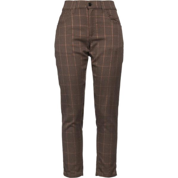 pantaloni Dondup marrone pied de poule