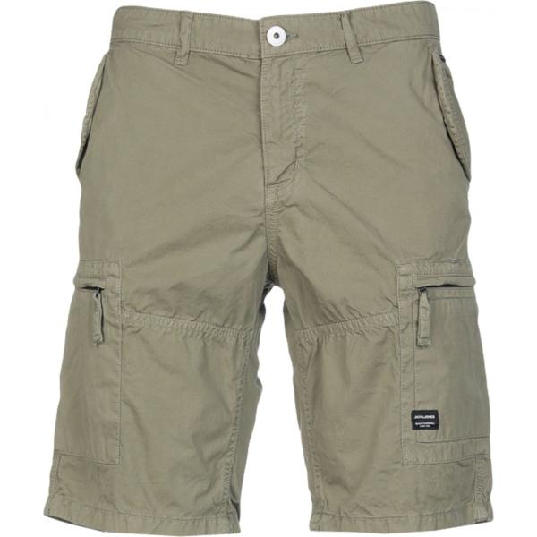 bermuda Jack & Jones verde tinta unita