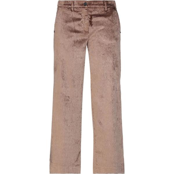 pantaloni Masons marrone tinta unita