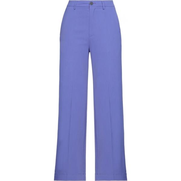 pantaloni Forte_Forte viola tinta unita