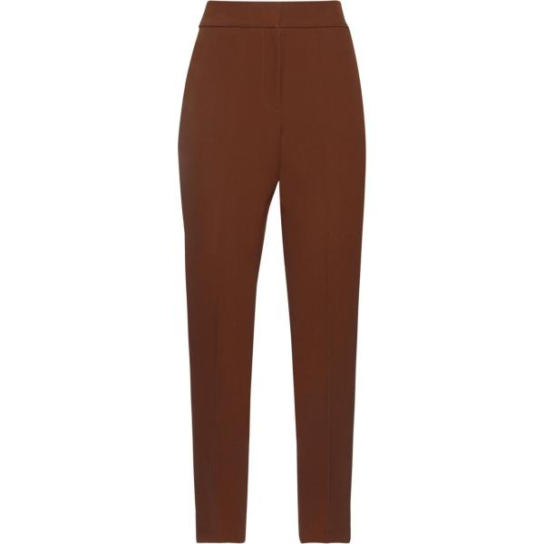 pantaloni Kaos marrone tinta unita