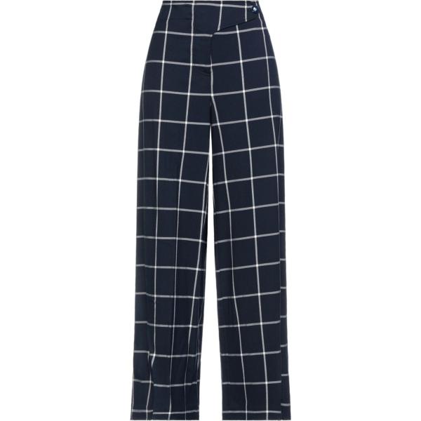 pantaloni Ottodame blu a quadri