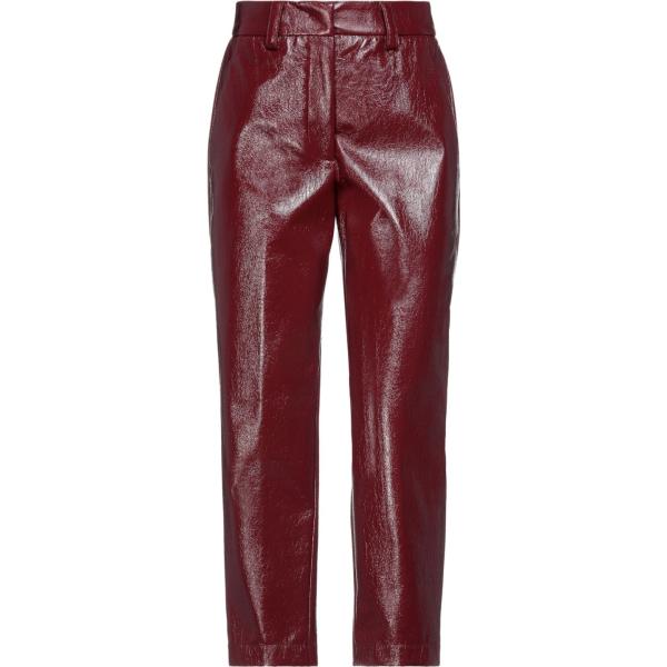 pantaloni .Tessa marrone tinta unita
