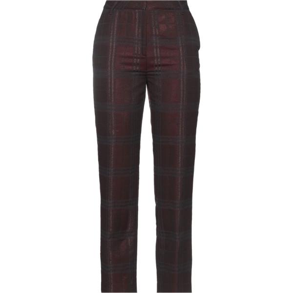 pantaloni Manila Grace marrone a quadri