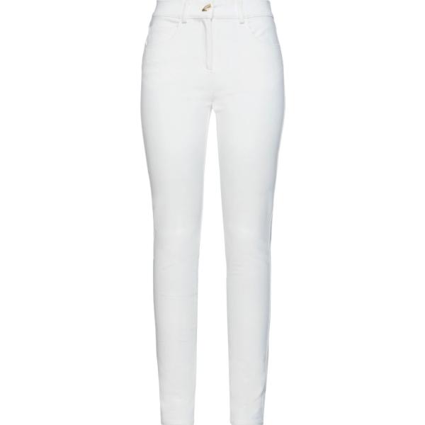 pantaloni skinny Cavalli Class bianco tinta unita