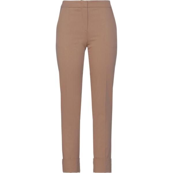 pantaloni Simona Corsellini marrone tinta unita