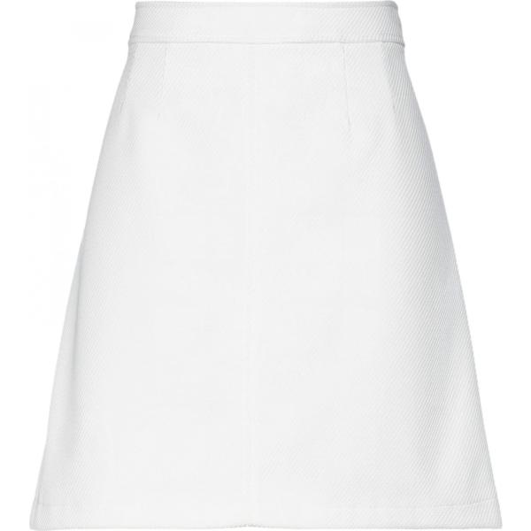 minigonne REDValentino bianco tinta unita