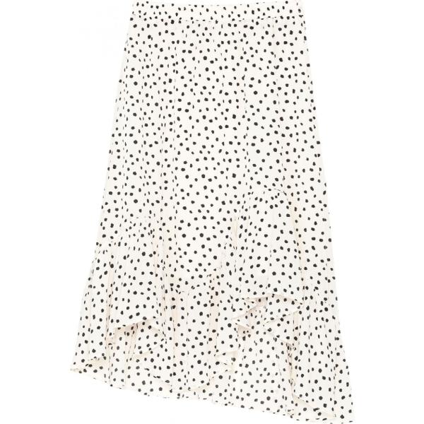 gonne longuette Cubic bianco a pois