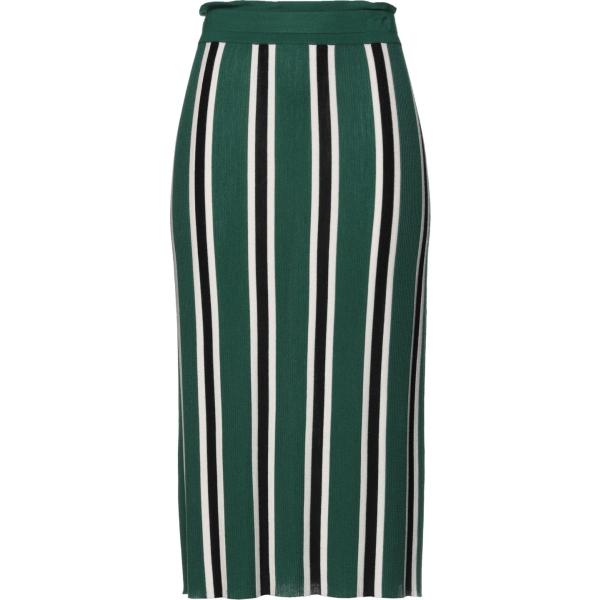 gonne longuette Aspesi verde a righe