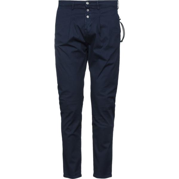 pantaloni Daniele Alessandrini blu tinta unita