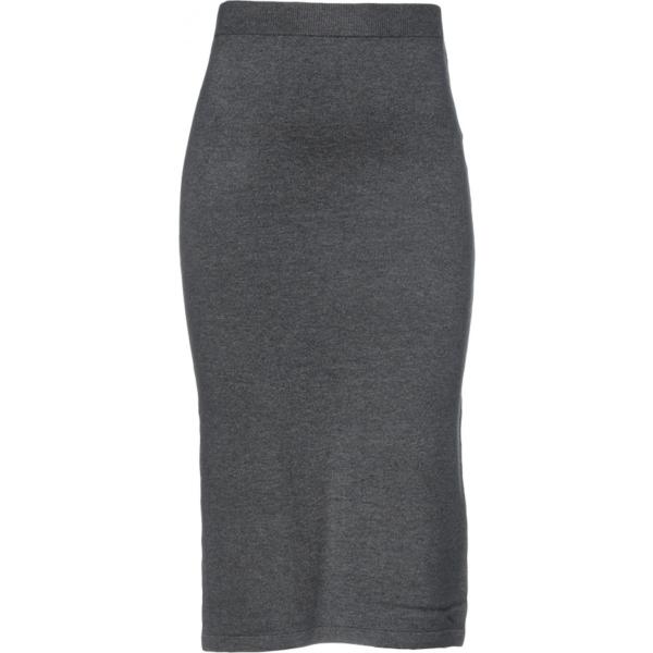 gonne longuette Vila grigio tinta unita