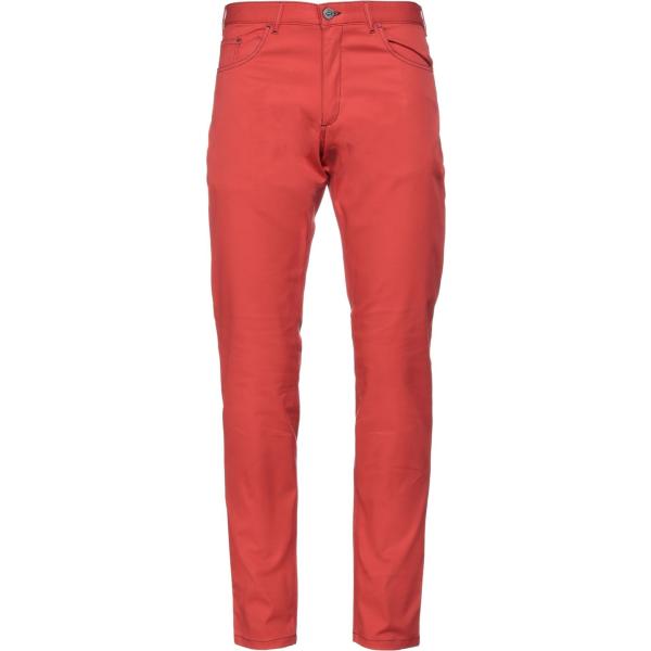 pantaloni Ducalberto rosso tinta unita