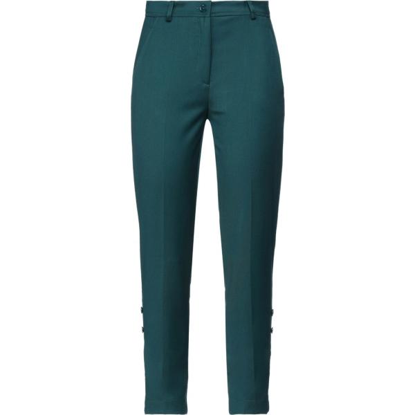 pantaloni Biancoghiaccio verde tinta unita