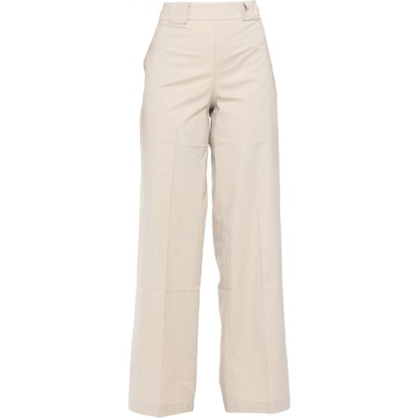 pantaloni CAFèNOIR bianco tinta unita