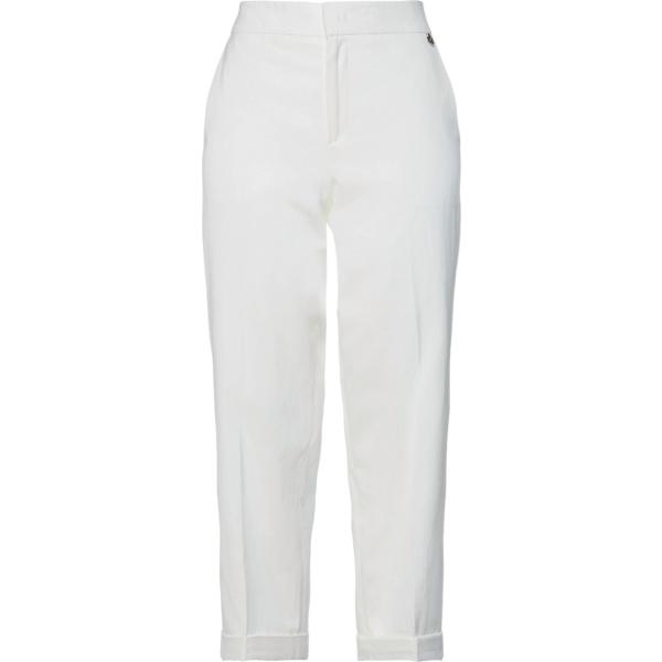 pantaloni Twinset bianco tinta unita