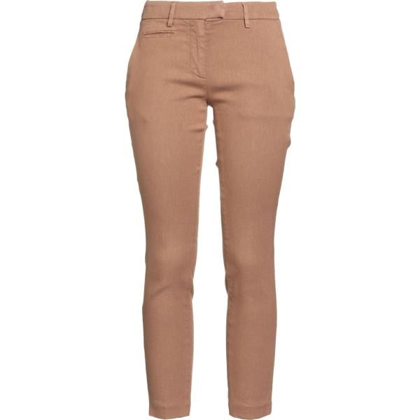 pantaloni Dondup marrone tinta unita