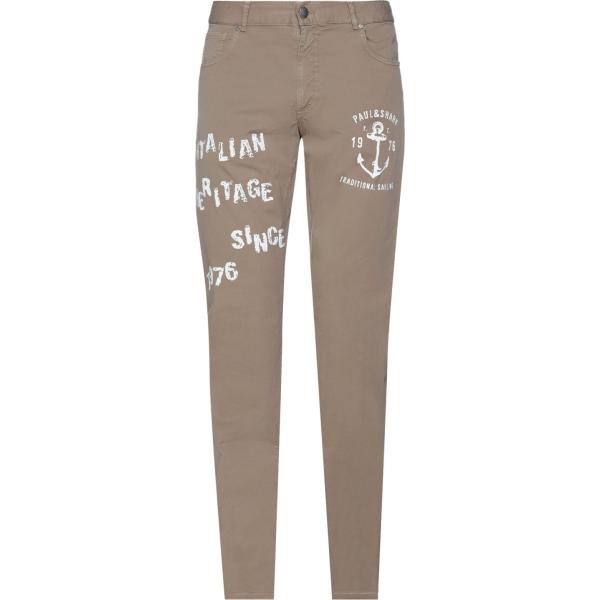 pantaloni Paul & Shark marrone tinta unita