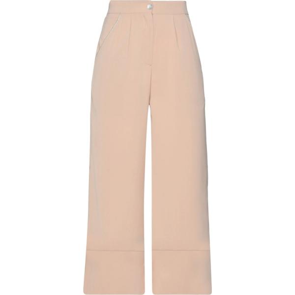 pantaloni Meisïe marrone tinta unita