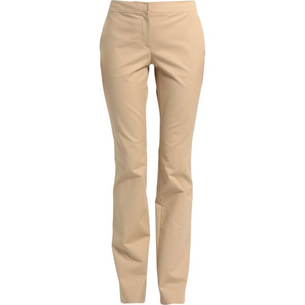 pantaloni Moschino marrone tinta unita