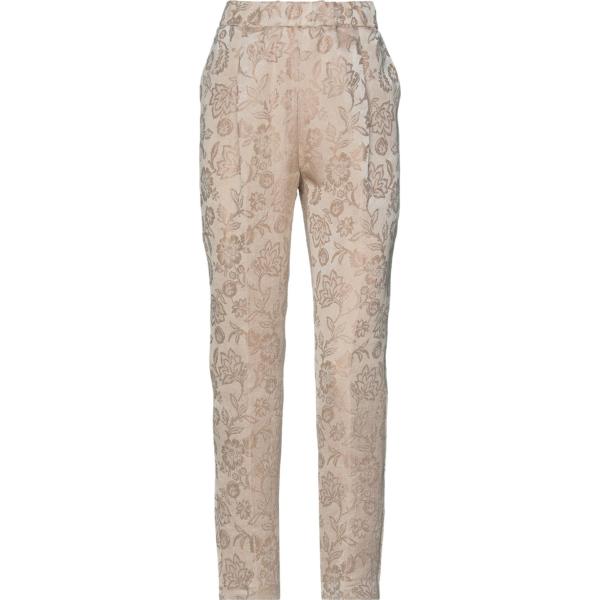 pantaloni Fabiana Filippi marrone a fiori