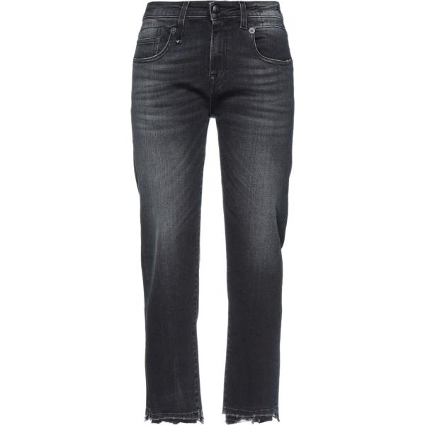 jeans dritti R13 nero tinta unita