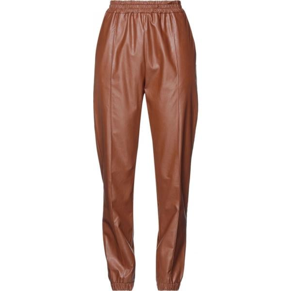 pantaloni Suoli marrone tinta unita