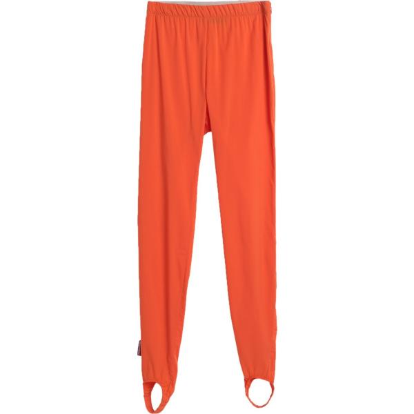 leggings da donna in arancione scuro senza tasche a vita media Dsquared2