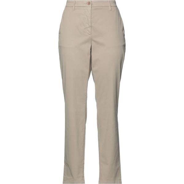 Pantaloni da donna in beige sabbia a vita media con zip in cotone Jacob Cohёn Jacob Cohёn