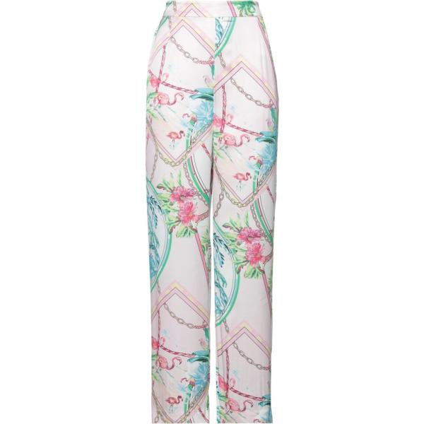 pantaloni Guess bianco a fiori