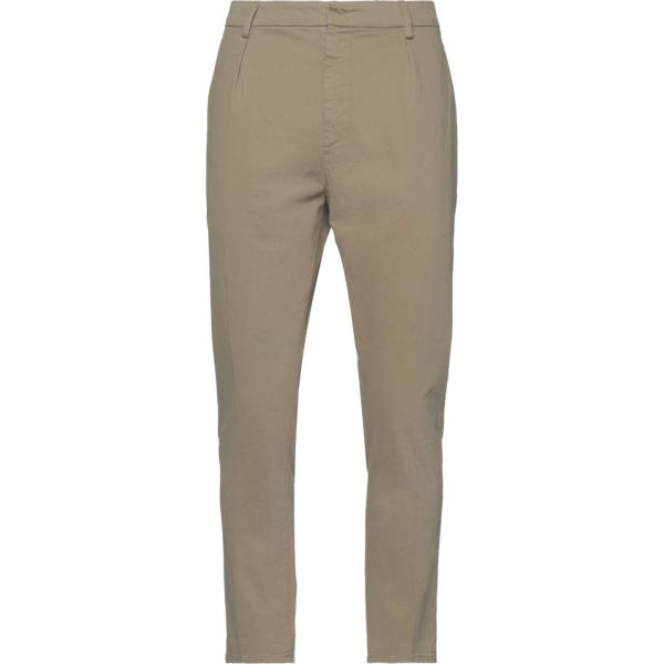pantaloni Dondup marrone tinta unita