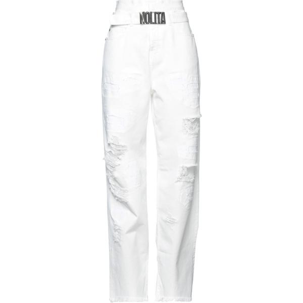 pantaloni Nolita bianco tinta unita