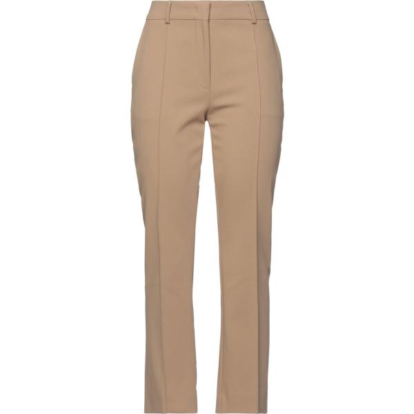 pantaloni Sportmax marrone tinta unita