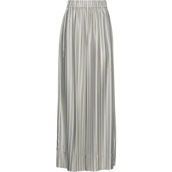 pantaloni Forte_Forte grigio a righe