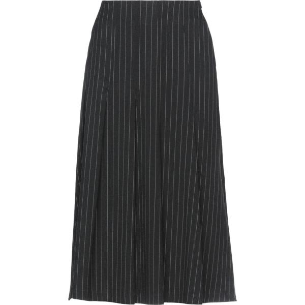 gonne longuette ..,Merci nero a righe