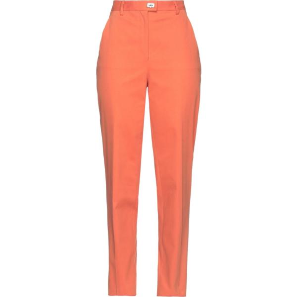 pantaloni Ferragamo arancione tinta unita