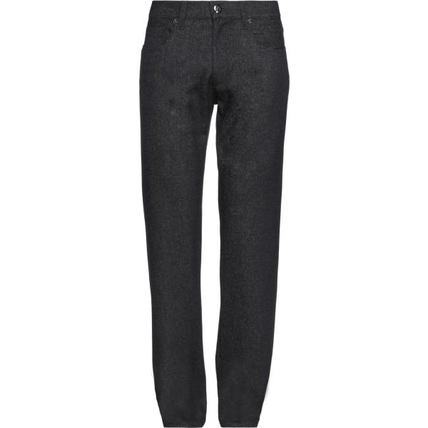 jeans dritti Giorgio Armani nero tinta unita