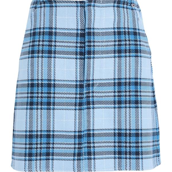 minigonne Tommy Jeans blu scozzese