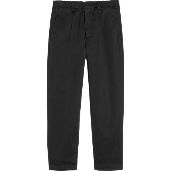 pantaloni Dunhill nero tinta unita