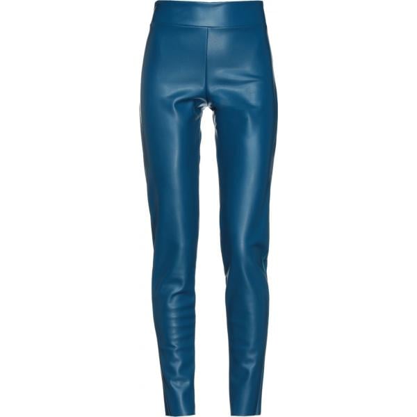 pantaloni Chiara Boni La Petite Robe blu tinta unita