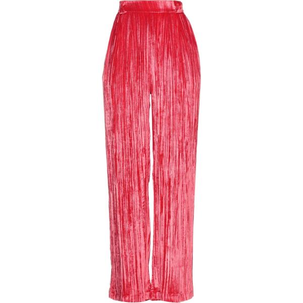 pantaloni Momoní rosso tinta unita