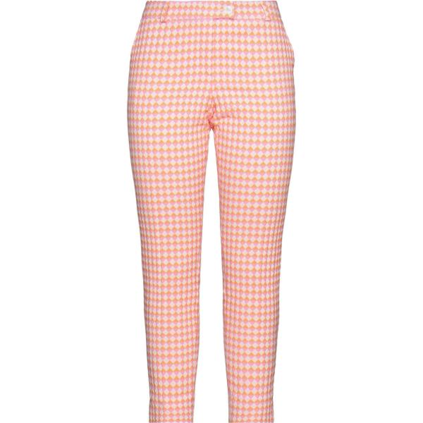 pantaloni Maison Common rosa geometrica