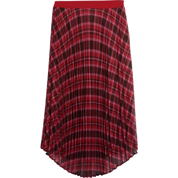 gonne longuette Semicouture rosso scozzese