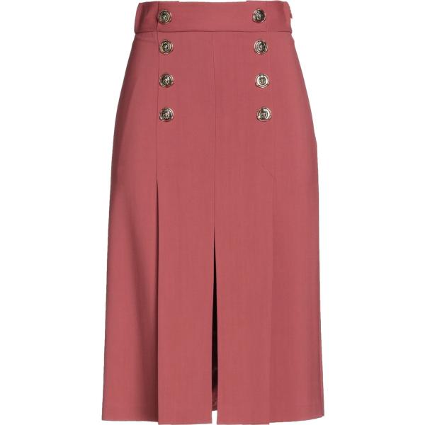 gonne longuette Elisabetta Franchi rosa tinta unita