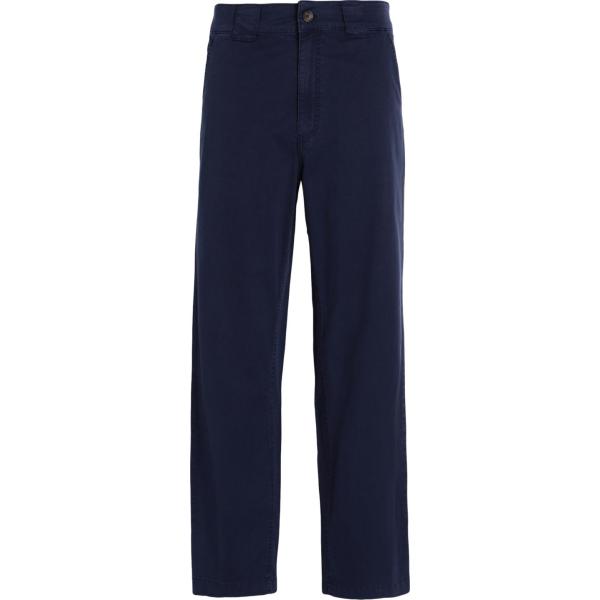 pantaloni Ninety Percent blu tinta unita